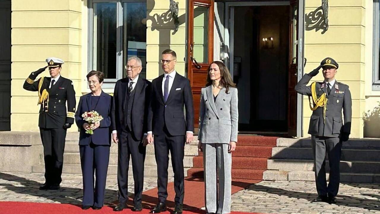 Bundespräsident Van der Bellen bei Finnlands Amtskollegen Stubb 