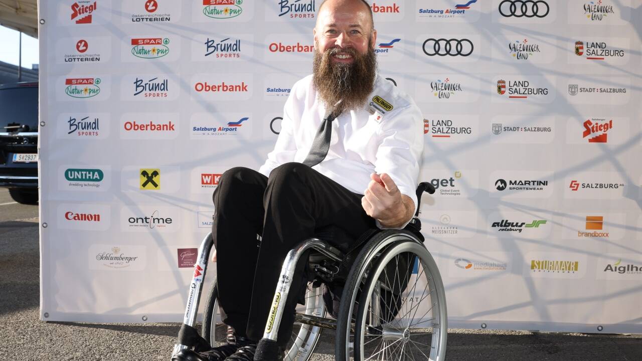 Rennrollstuhlfahrer Thomas Geierspichler ist Stammgast bei der Leonidas-Gala. 