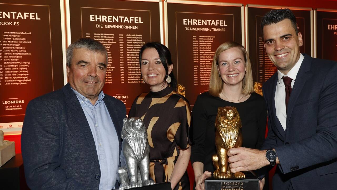 Die Schöpfer der Leonidas-Trophäen: Familie Schipflinger aus Maishofen ist Stammgast der Gala. 