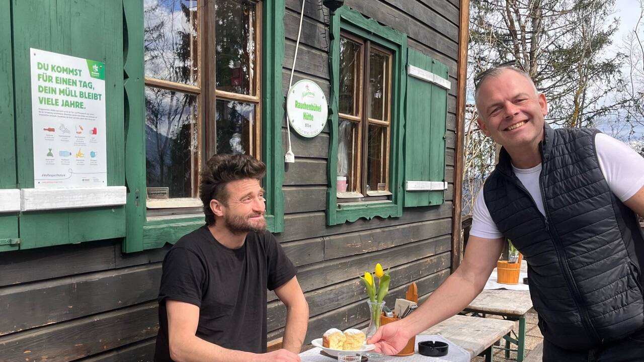 Bernhard Huemer ist nun Teil des Teams auf der Rauchenbühelhütte.  