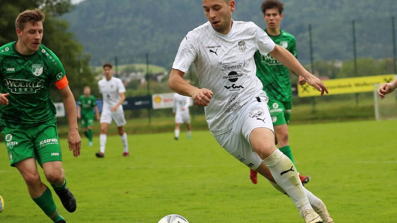 Franz Mrkonjic (rechts) und Co. wurden 2023 Meister in der Salzburger Liga. Franz Mrkonjic (rechts) und Co. wurden 2023 Meister in der Salzburger Liga.