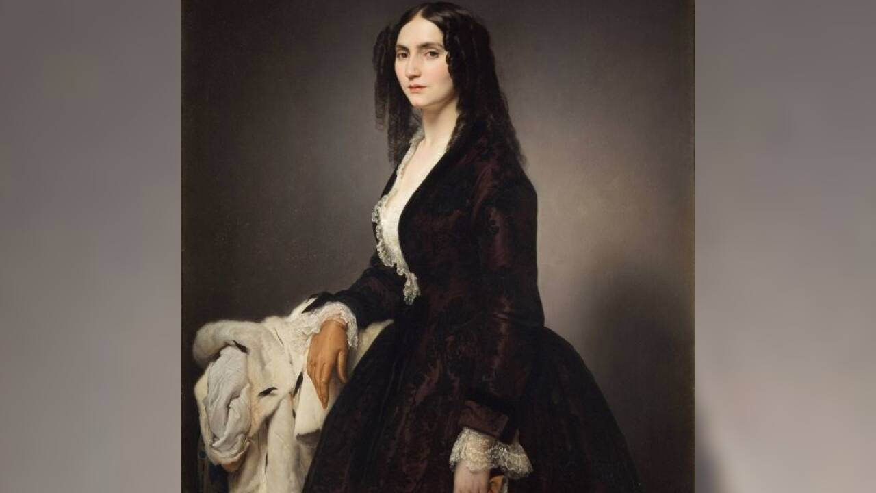 Francesco Hayez, Porträt der Sängerin Matilde Juva Branca, 1851 © Galleria d’Arte Moderna, Mailand, Foto: Comune di Milano - all rights reserved - Galleria d‘Arte Moderna, Milan. 