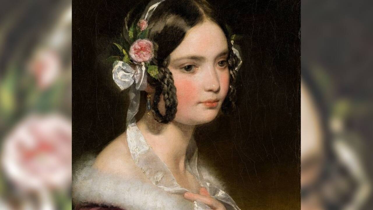 FRIEDRICH VON AMERLING, Bildnis eines Mädchens, 1839 © Leopold Museum, Wien, Schenkung aus Privatbesitz, Foto: Leopold Museum, Wien. 