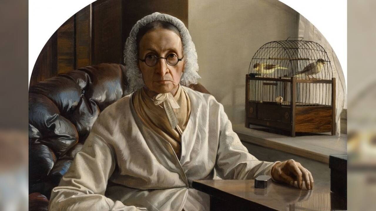 Ernst Christian Moser, Bildnis der Mutter des Künstlers, 1859 © Neue Galerie Graz am Universalmuseum Joanneum, Foto: Universalmuseum Joanneum/Lackner. 