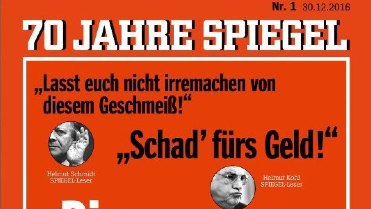 Das Titelblatt der 70-Jahr-Ausgabe des „Spiegel“. 