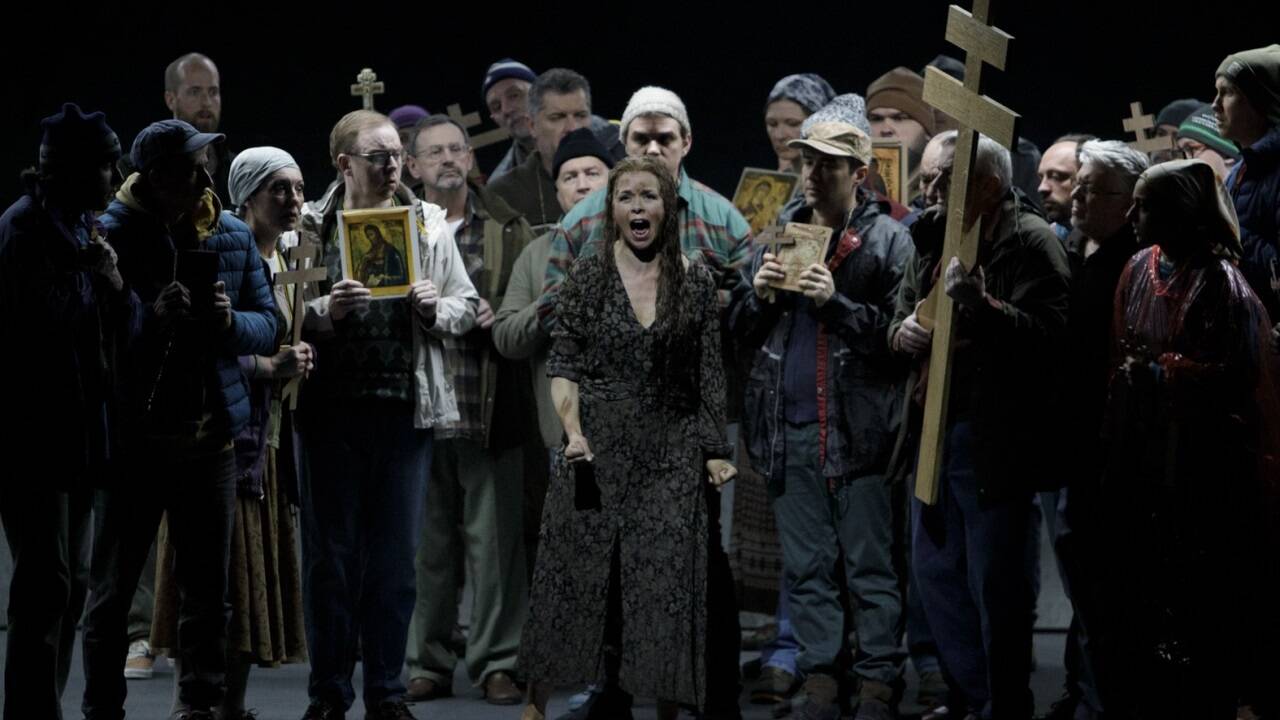 Nadezhda Karyazina als Marfa in „Chowanschtschina“. Am Samstag feiert die Opernproduktion Premiere. 