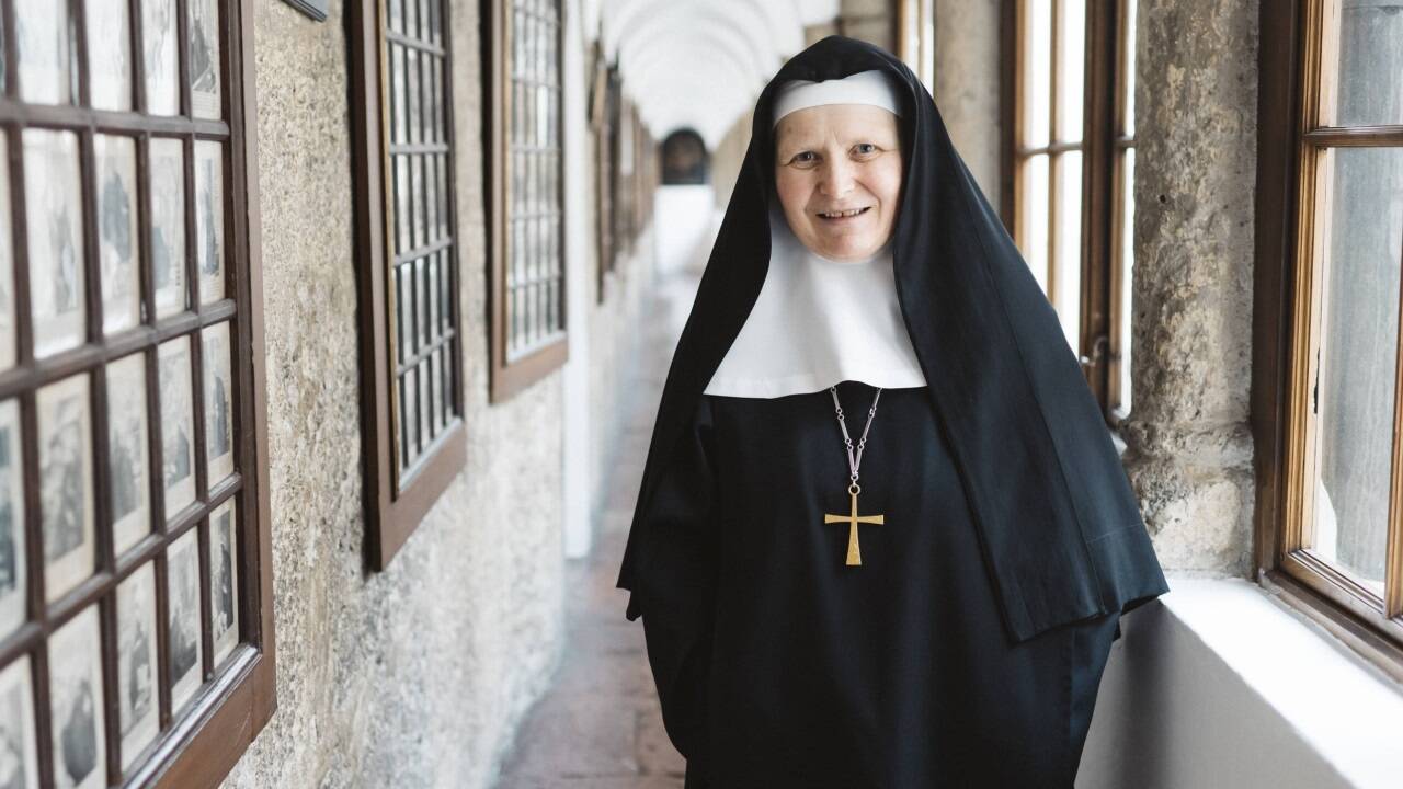 Äbtissin Veronika Kronlachner. 
