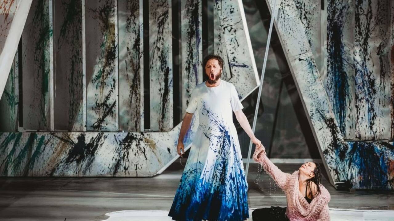 Szene aus „Parsifal“ bei den Tiroler Festspielen Erl.  Szene aus „Parsifal“ bei den Tiroler Festspielen Erl.