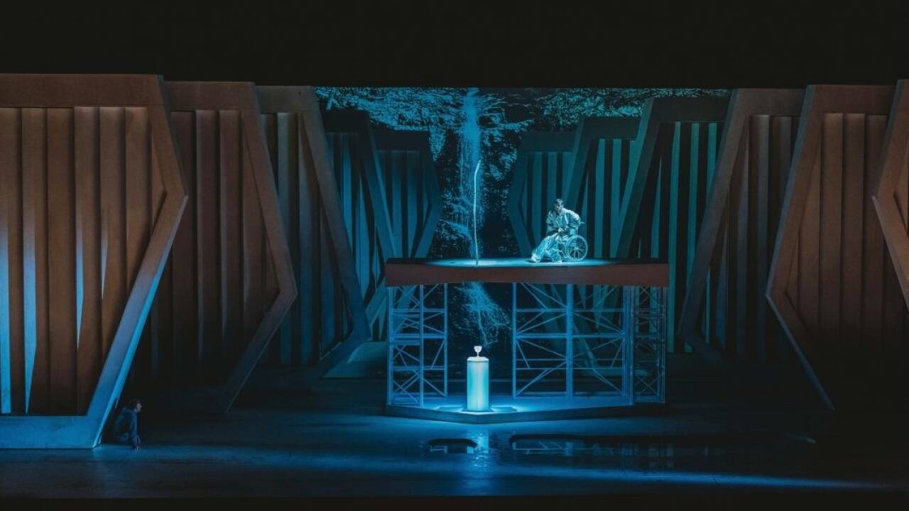 Szene aus „Parsifal“ bei den Tiroler Festspielen Erl.  Szene aus „Parsifal“ bei den Tiroler Festspielen Erl.