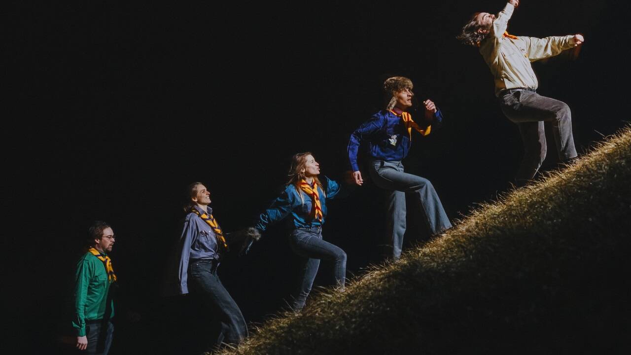 Immer für ein Späßchen gut: Die Band Viech veröffentlicht mit „Vollmond“ ihr sechstes Album. An vorderster Front: Anführer Paul Plut. 