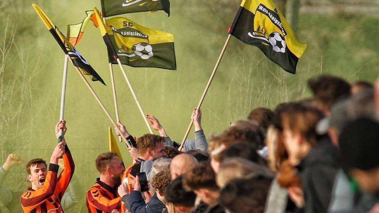 Wald-Königsleitens Mannschaft spielt um den Aufstieg und hat viele Fans. 