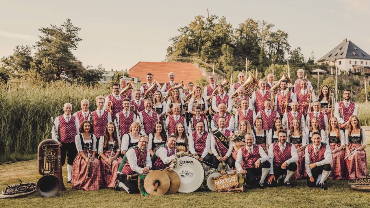Die Mitglieder der TMK Mattsee freuen sich auf ihr großes Jubiläum, das sie vom 23. – 25. Mai mit viel Musik in ihrer Gemeinde feiern.   