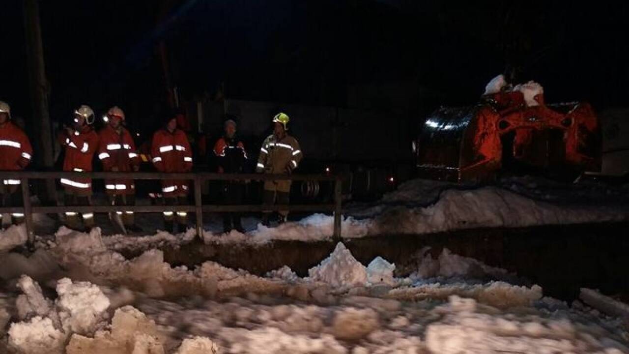 Feuerwehr Thalgau im Einsatz. 