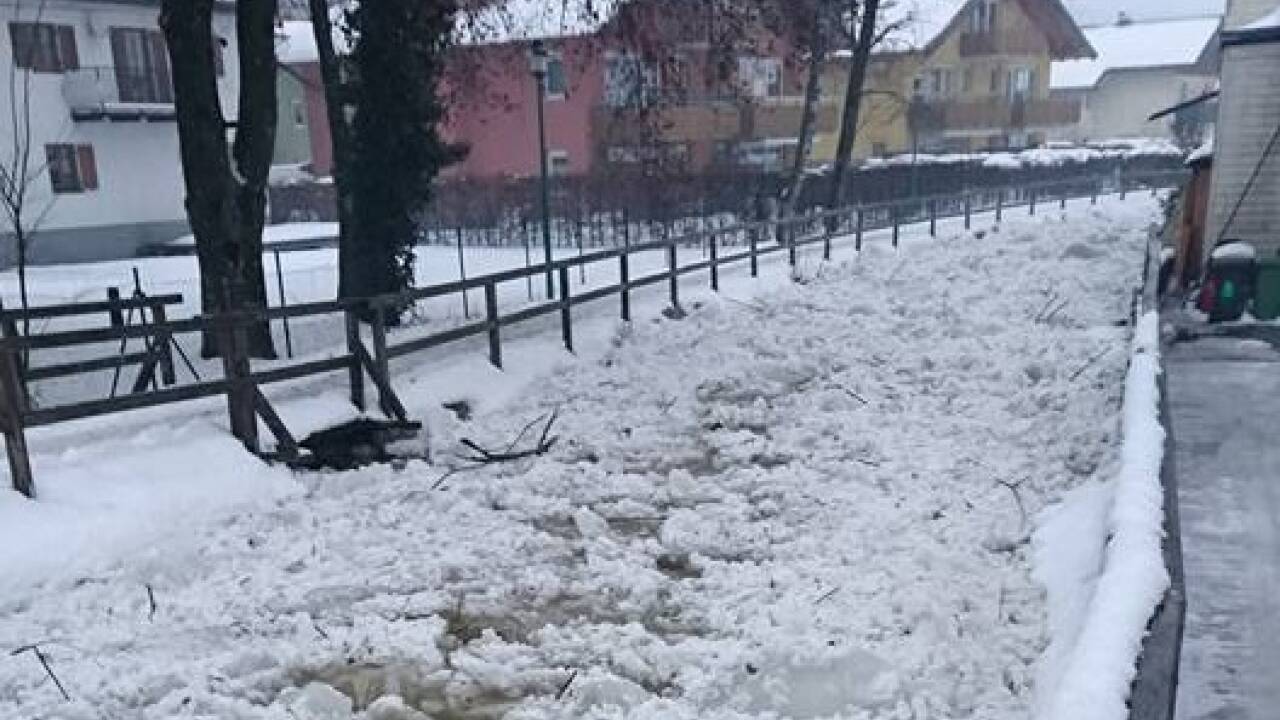 Feuerwehr Thalgau im Einsatz. 