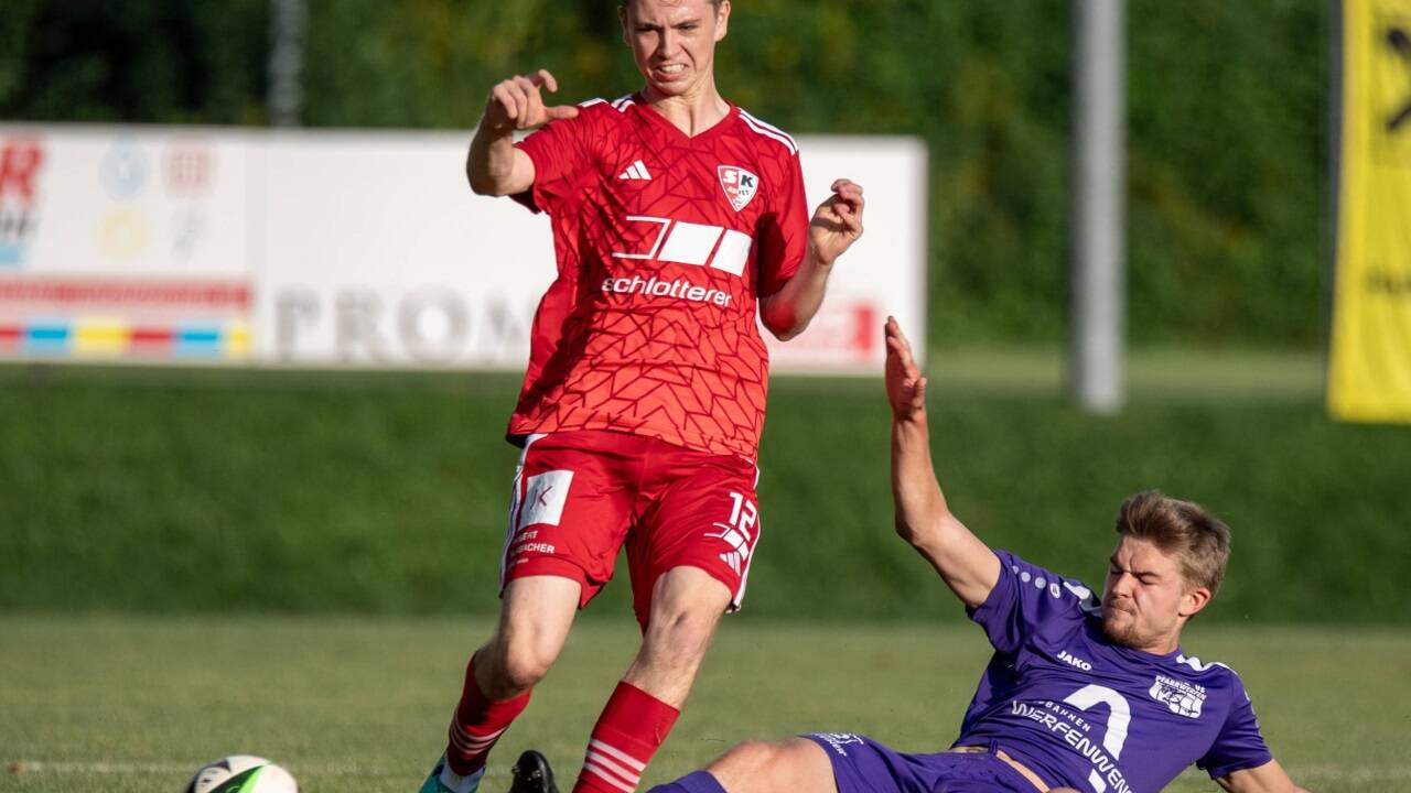 Hannes Leitner (links) siegte mit Adnet, muss aber absteigen. 