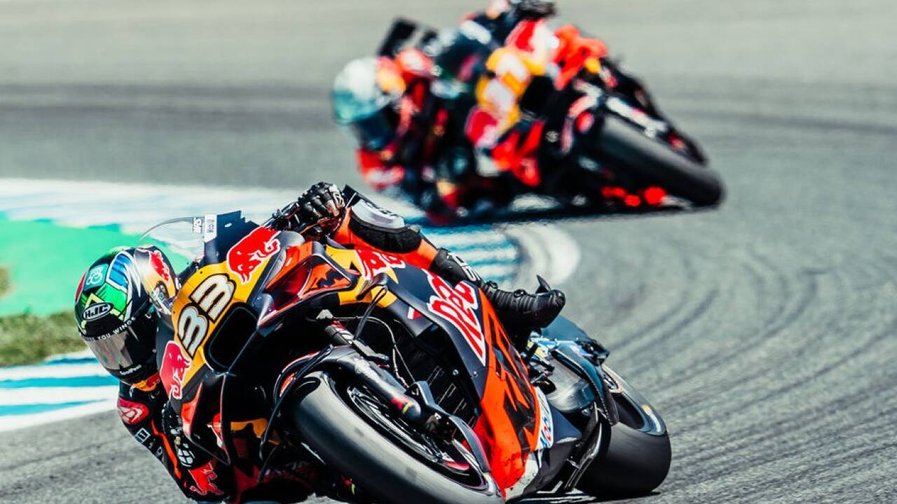 KTM zeigte bei der MotoGP in Spanien sportlich auf. 