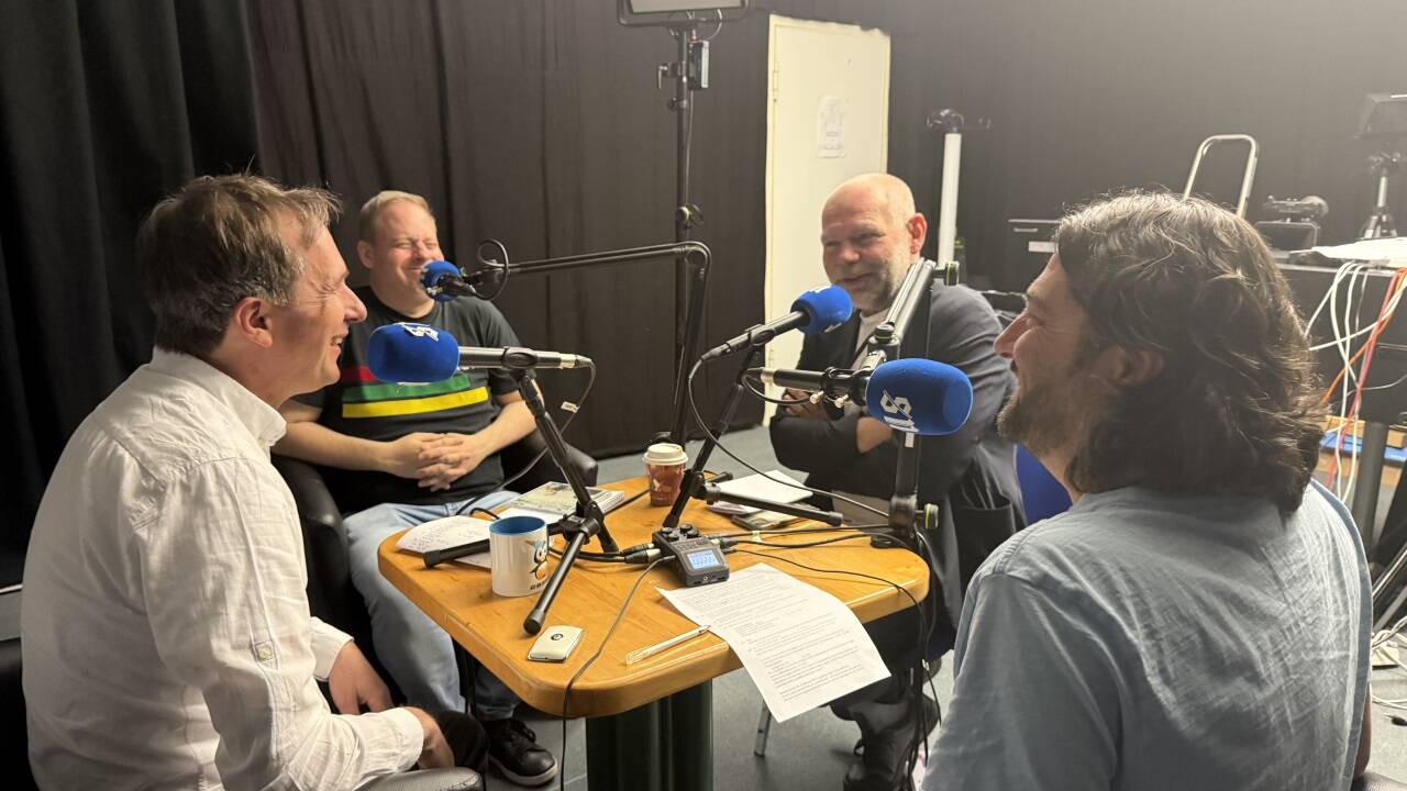 Die SN-Popcaster in Aktion: Clemens Panagl, Florian Oberhummer, Bernhard Flieher und Robert Innerhofer. 