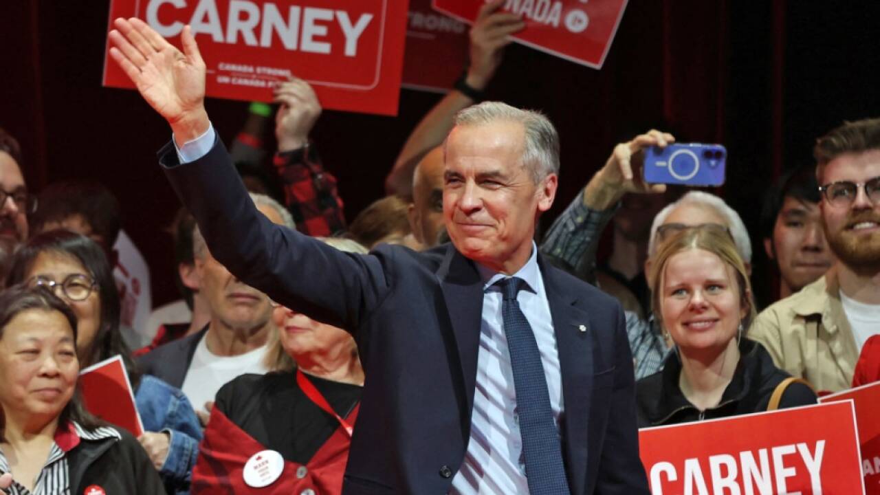 Carney feiert seinen Wahlsieg 