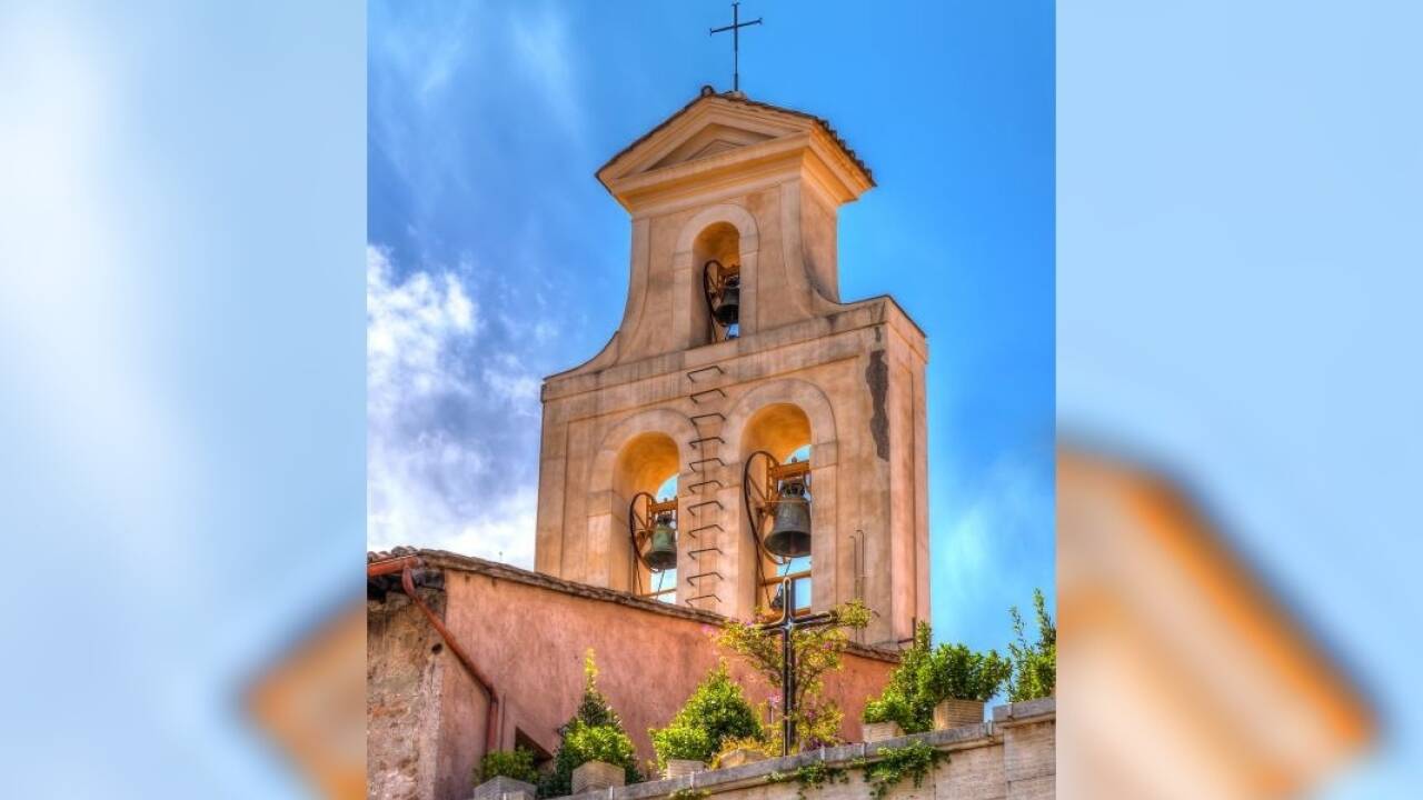 Die Basilika von Kosmas und Damian. 