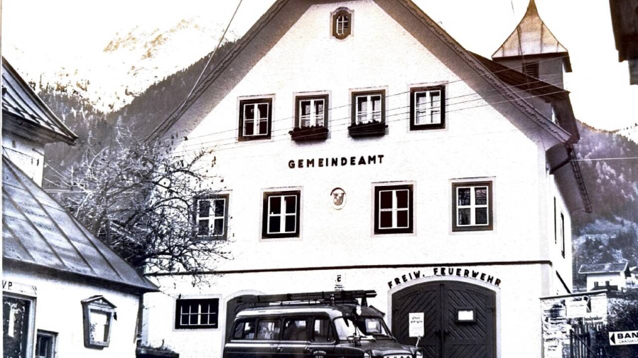 Der Feuerwehrstandort 1980 im damaligen Gemeindehaus. 