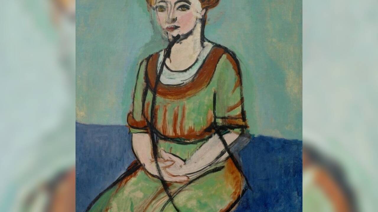 Henri Matisse, Porträt von Olga Meerson, 1911, Öl auf Leinwand, The Museum of Fine Arts, Houston.  
