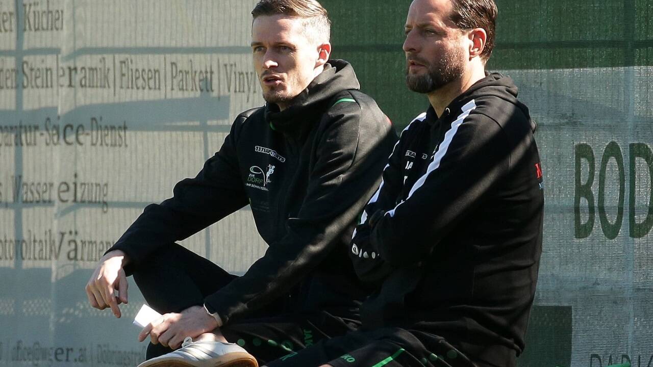 Christof Kopleder (links), der mit Trainer Mario Messner eng zusammenarbeitete, muss in der Salzburger Liga seinen Posten räumen. 