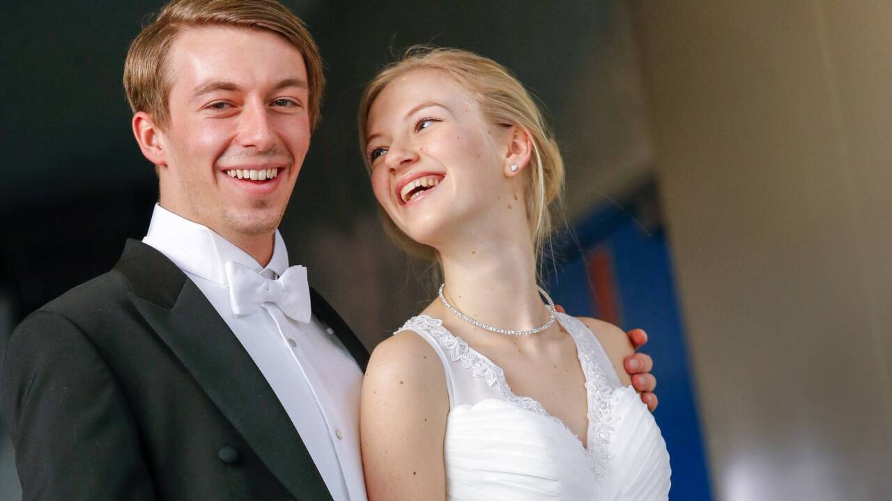 Das Debütantenpaar Daniel und Marissa Chlestil. 