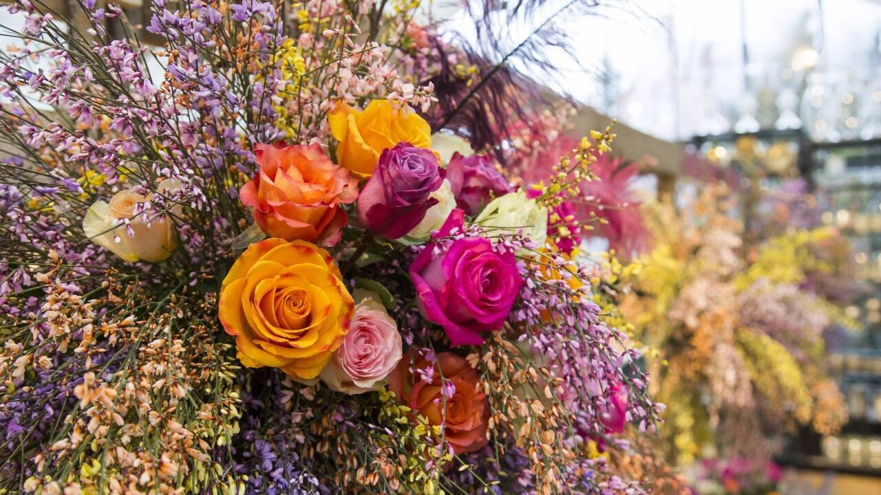 Die Kunstgärtnerei Doll ist zum 19. Mal für den Blumenschmuck des Opernballs verantwortlich.  
