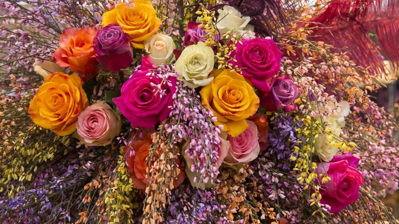 Die Kunstgärtnerei Doll ist zum 19. Mal für den Blumenschmuck des Opernballs verantwortlich.  