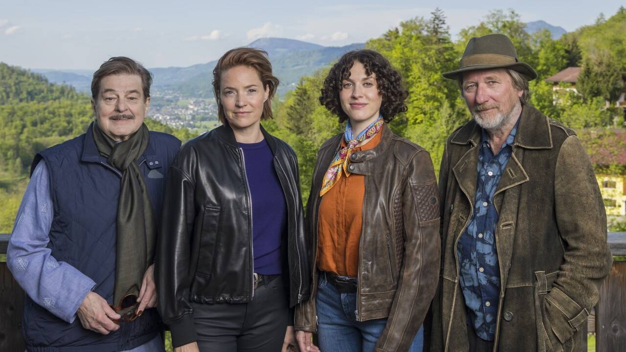 Neu im Ermittlerteam: Patricia Aulitzky – mit Erwin Steinhauer, Fanny Krausz und Michael Fitz. 