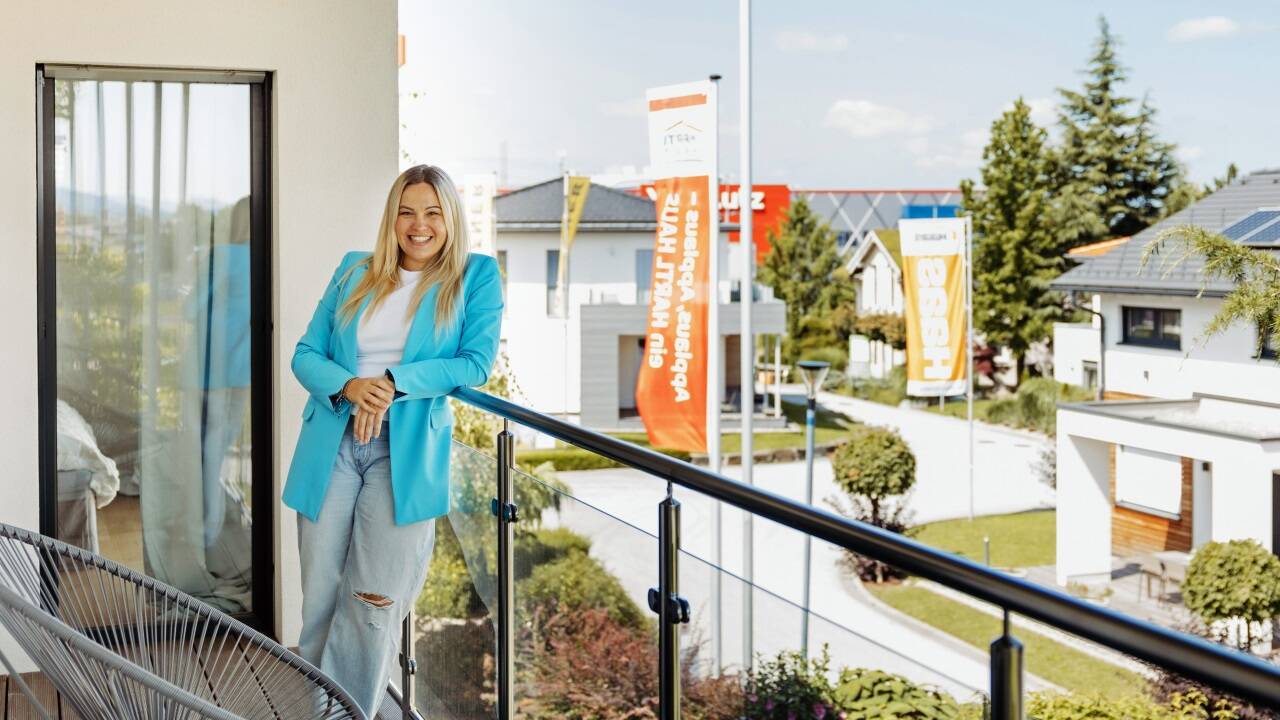 Julia Mauberger, Geschäftsführerin der Musterhausparks. Julia Mauberger, Geschäftsführerin der Musterhausparks.