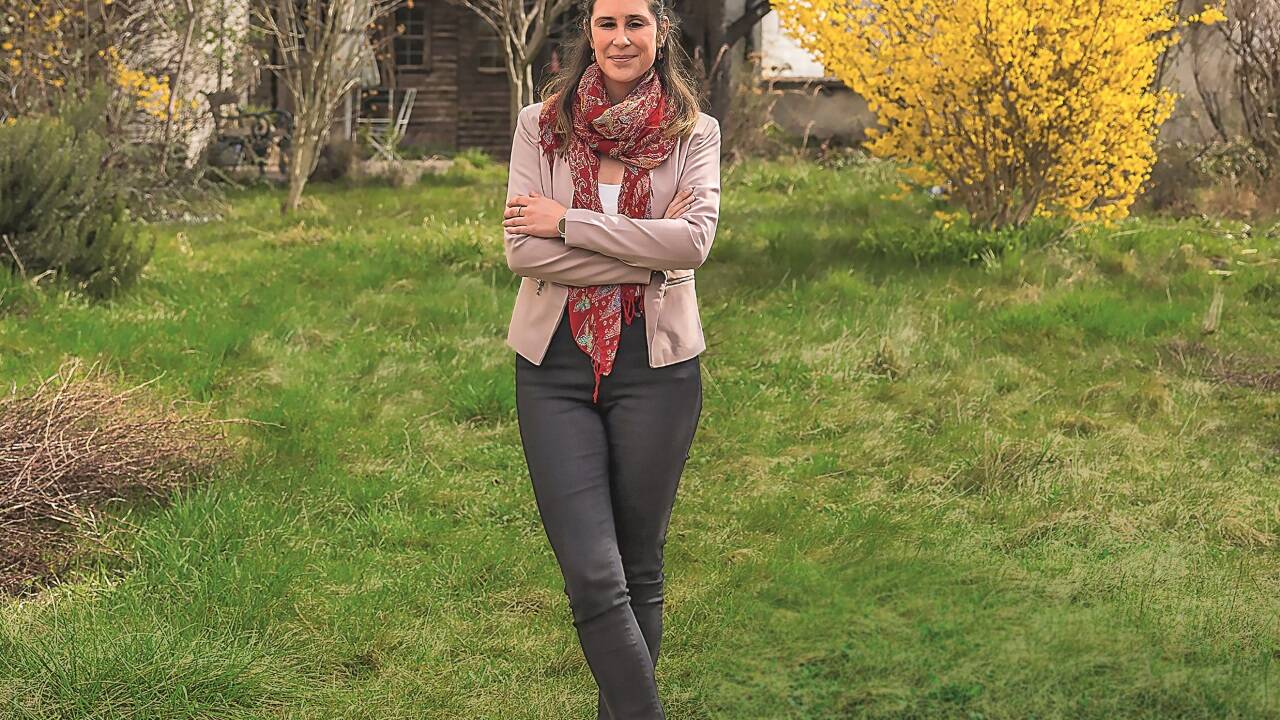 Der kleine Garten beim Hohen Stock ist der aktuelle Lieblingsplatz von Iris Hafner.  