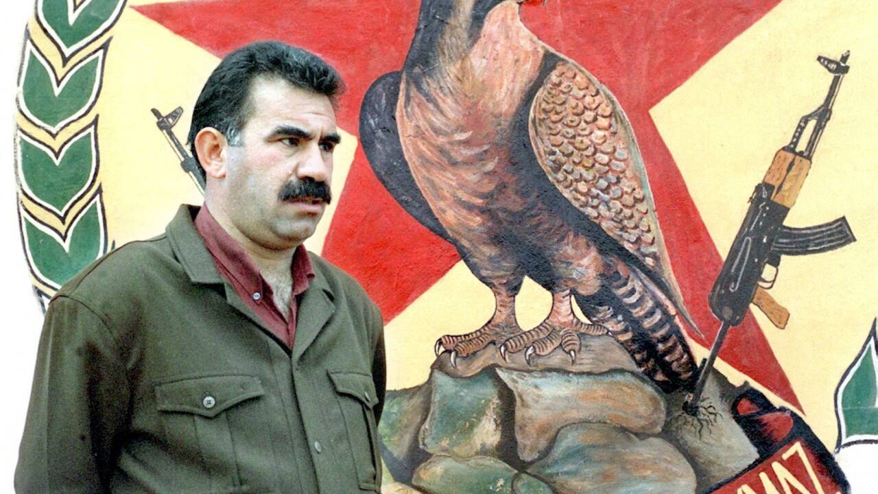Abdullah Öcalan auf einem auf 1992 datierten Bild, aufgenommen im Libanon. Seit 1999 ist er in der Türkei in Haft. 