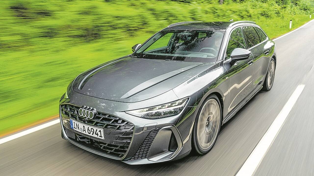 Seinen extrem niedrigen cW-Wert von 0,25 sieht man dem schnittigen A6 Avant auf den ersten Blick an.  