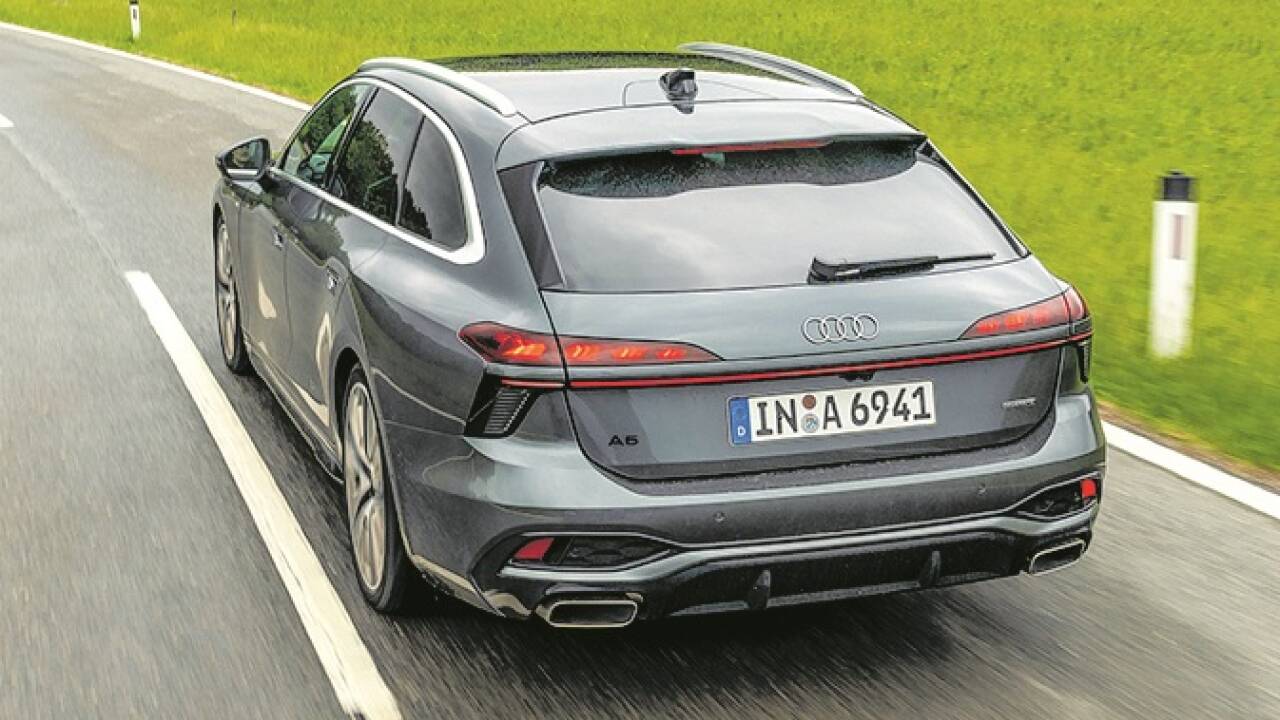 Seinen extrem niedrigen cW-Wert von 0,25 sieht man dem schnittigen A6 Avant auf den ersten Blick an.  
