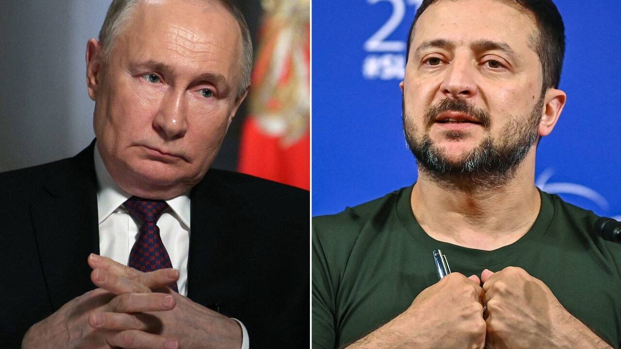 Der ukrainische Präsident Selenskyj will Kremlchef Putin persönlich treffen. Doch der steigt zunächst aufs Bremspedal.  