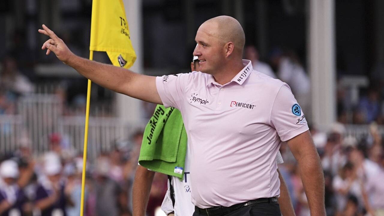 Sepp Straka feiert seinen größten Erfolg auf der PGA-Tour. 