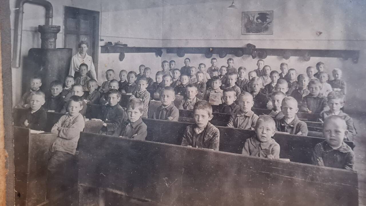 Schulklasse 1915.  