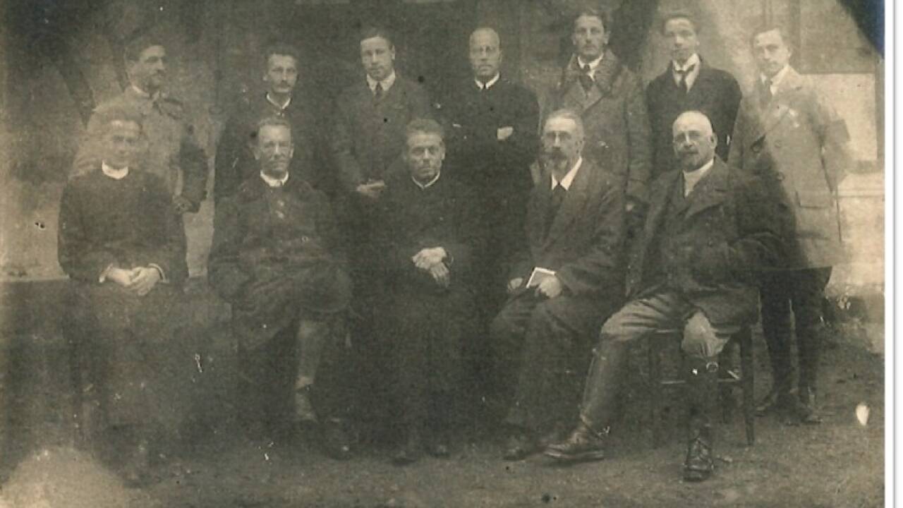 Der Lehrkörper im Jahr 1919. 