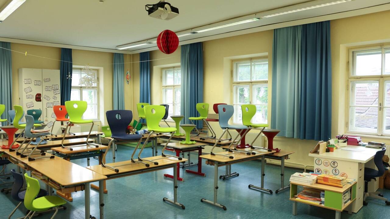 Das Klassenzimmer im Ursprungsbau heute.  