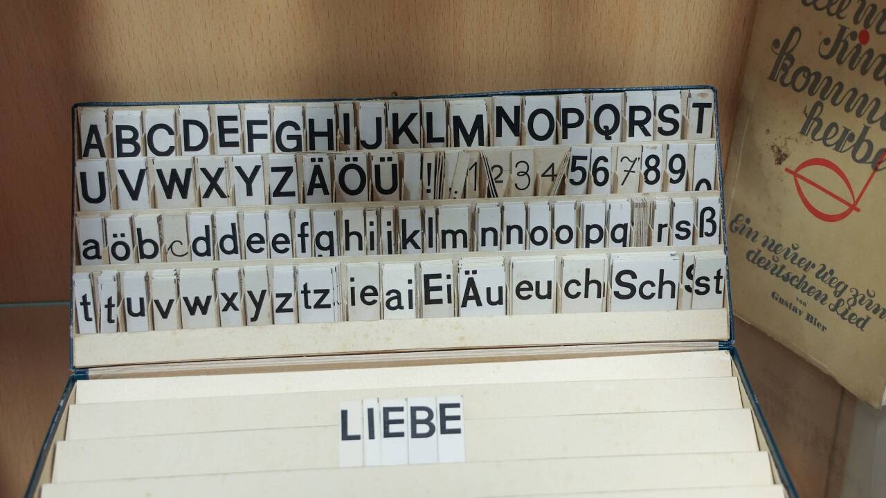 Blick in die Ausstellung.  