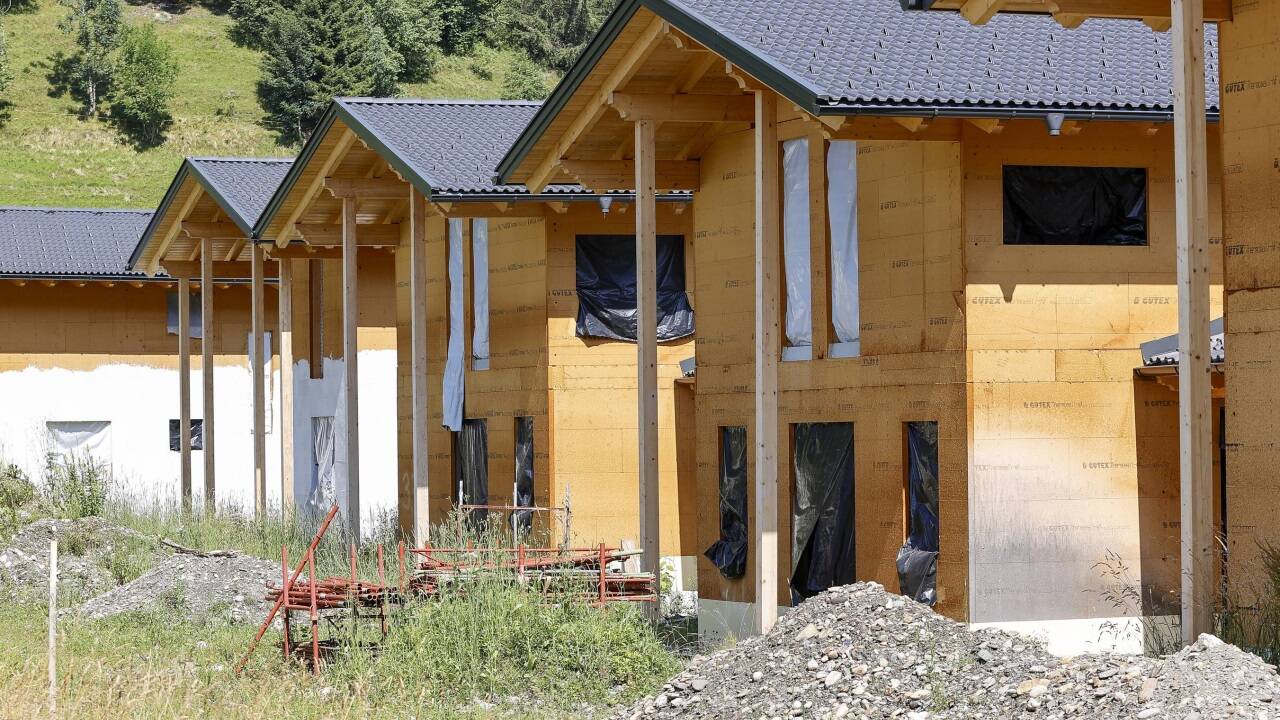 40 Chalets in Rauris sind nach wie vor Rohbauten.  