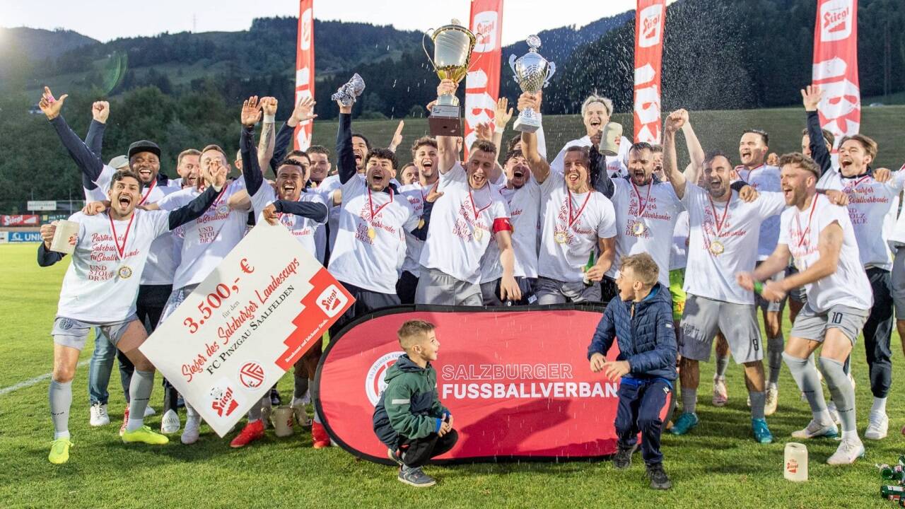 Saalfelden feierte wie im Halbfinale bei Austria Salzburg auch im Endspiel in St. Johann. 