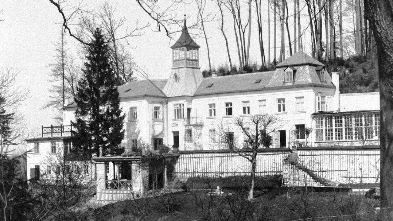 Die Stefan-Zweig-Villa auf dem Salzburger Kapuzinerberg in den 1920er-Jahren. 