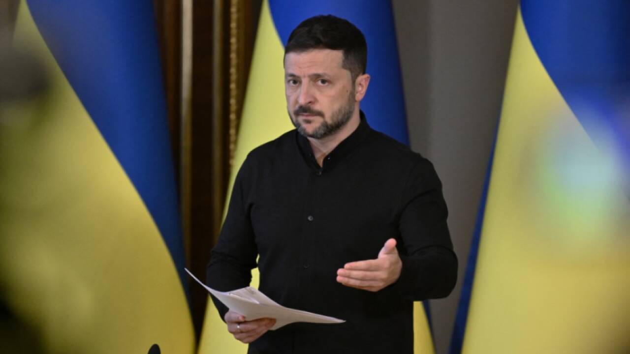 Der ukrainische Präsident Selenskyj. Der ukrainische Präsident Selenskyj.