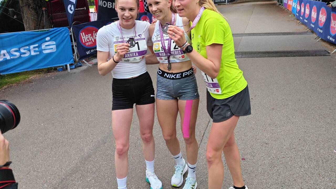 Die Top-3, Annika Leineweber, Marie-Theres Gruber und Cornelia Stöckl-Moser (von links).  