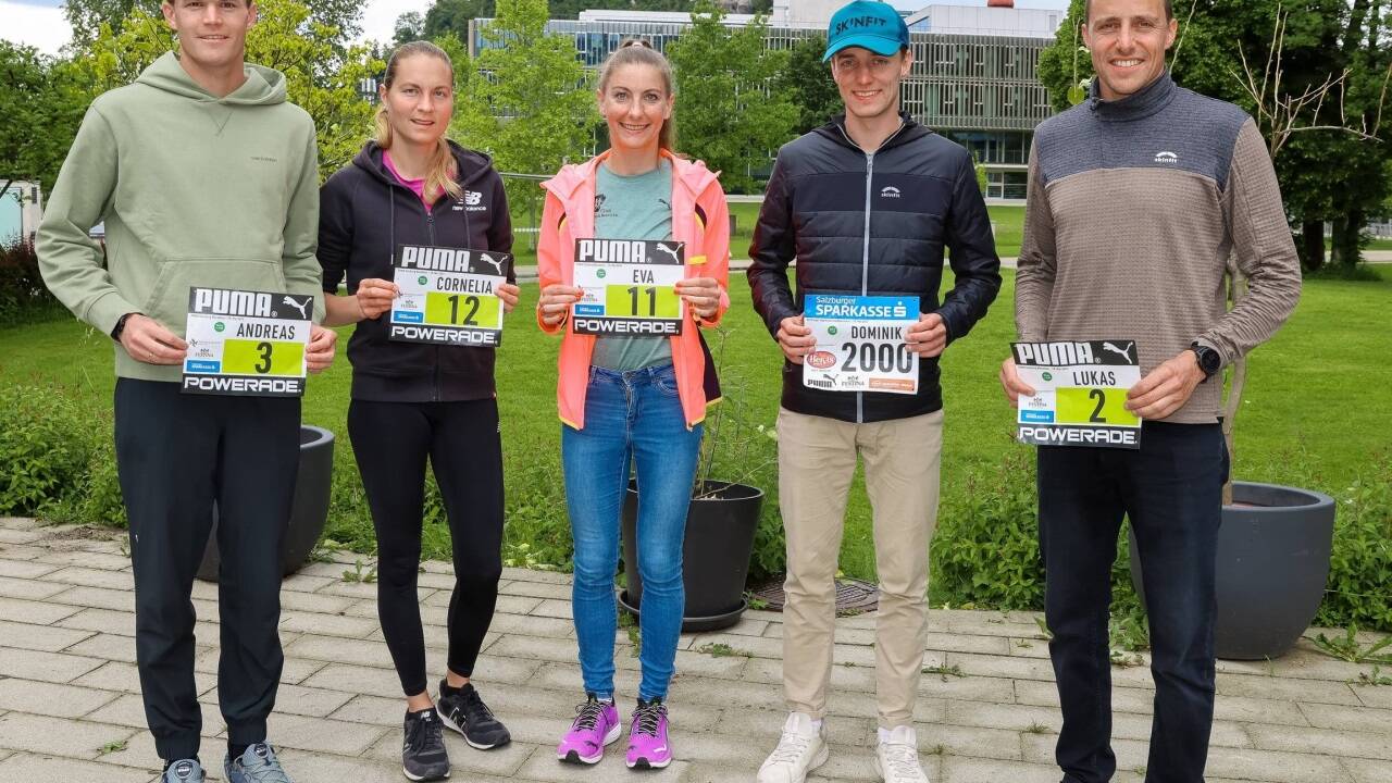 Bereit für Sonntag sind Andreas Stöckl, Conny Stöckl-Moser, Eva Wutti, Dominik Hirczy und Lukas Hollaus.  