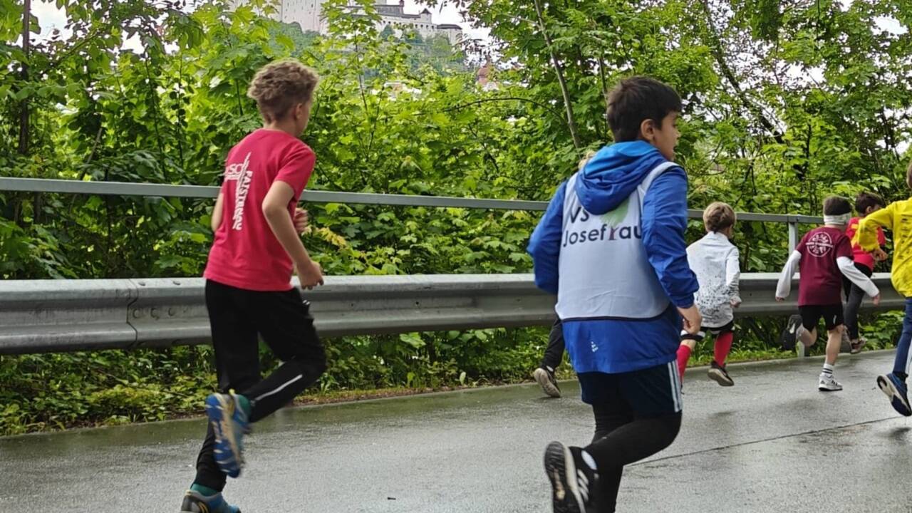 Laufen für den guten Zweck.  