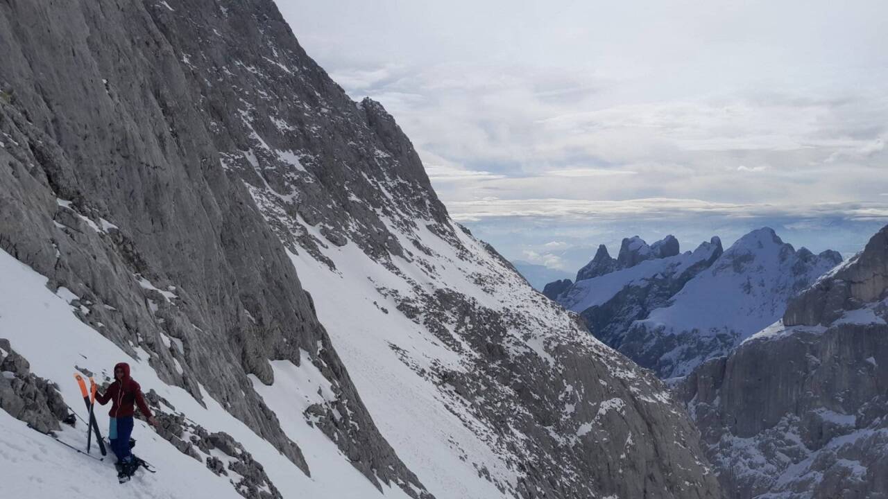 Bernadette Höring, Tour zum Eiskar/Hochkönig (Mühlbach) am 28. März.  Bernadette Höring, Tour zum Eiskar/Hochkönig (Mühlbach) am 28. März.