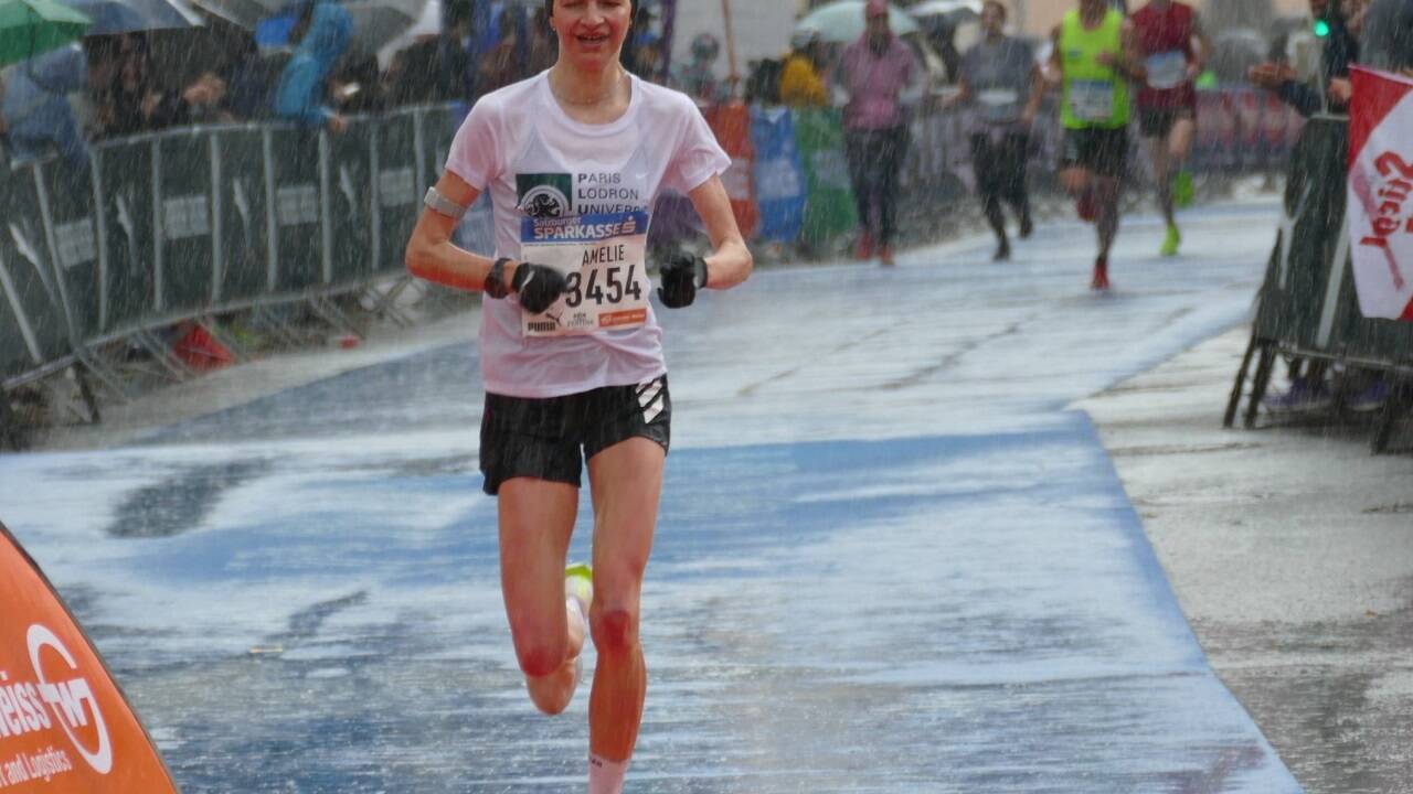Halbmarathon-Siegerin Amelie Muss.  